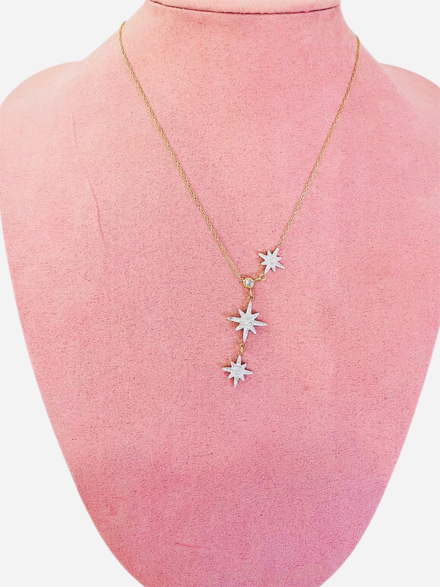Collier doré étoiles🎀✨