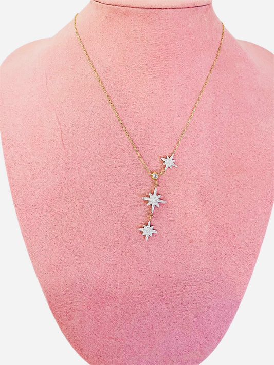 Collier doré étoiles🎀✨