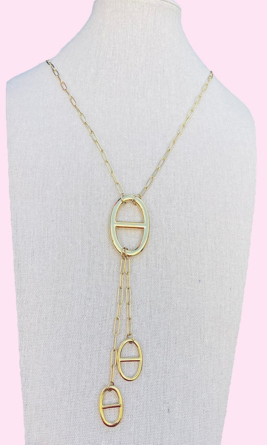 🎀✨Sautoir y maille marine