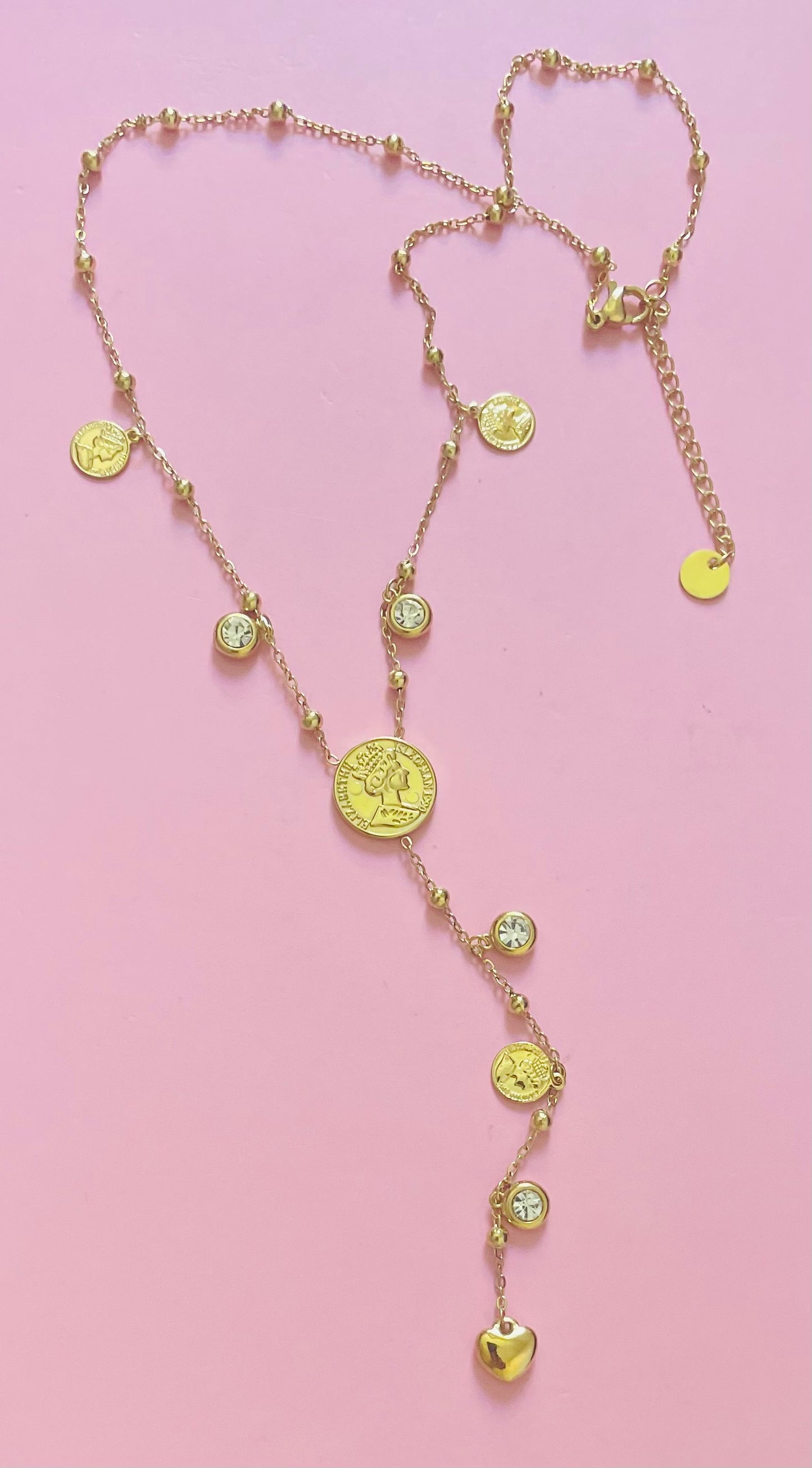 Collier y doré pièces✨🎀