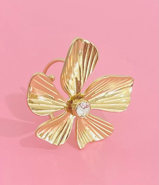 Bague Fleur dorée ✨🎀