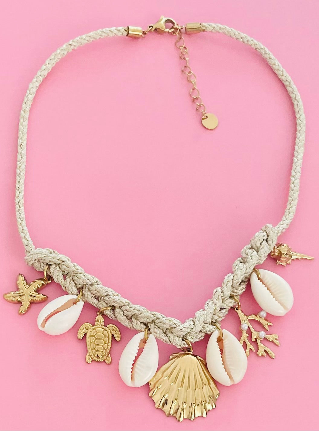 Collier doré mer🎀