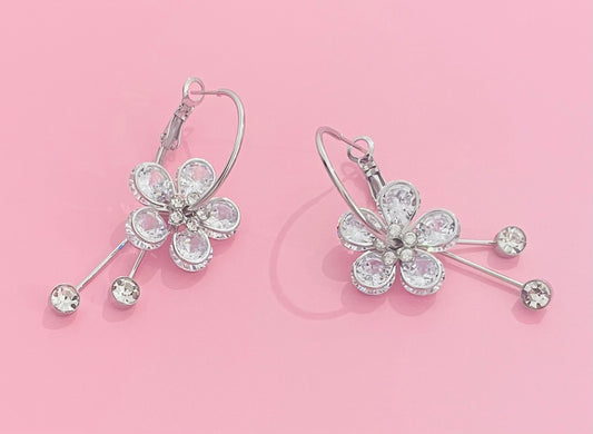 Boucles d’oreilles argentées ✨