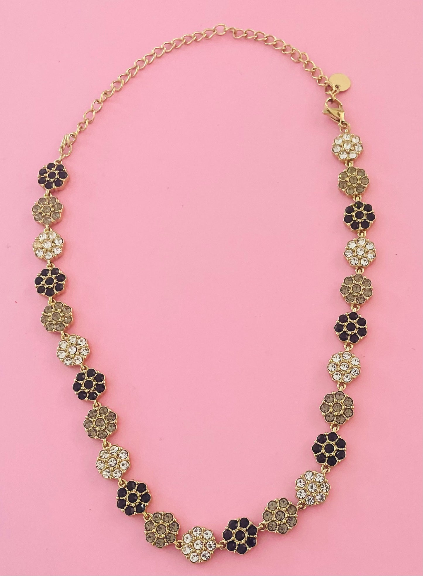 🎀Collier doré noir et blanc 🎀