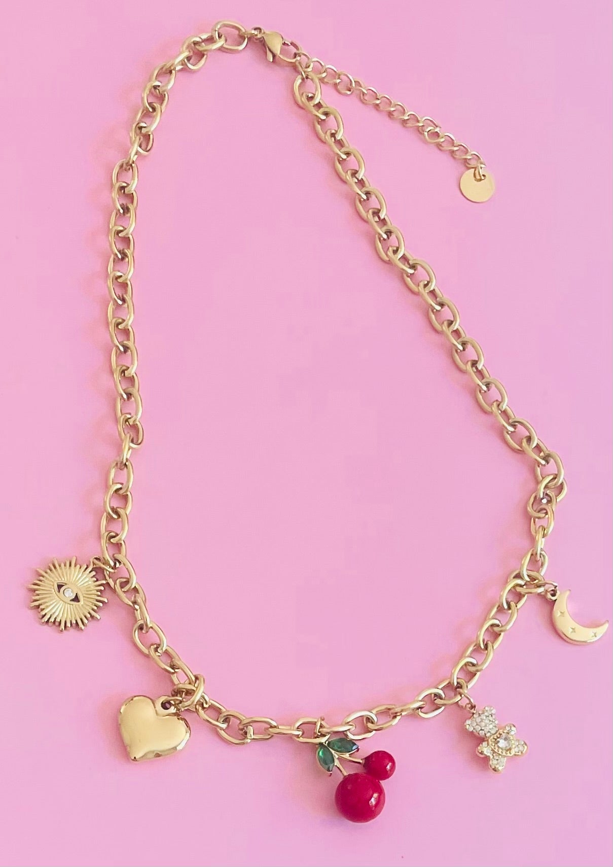 Collier doré cerise 🍒 ✨