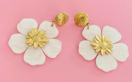 Boucles d’oreilles fleurs ✨