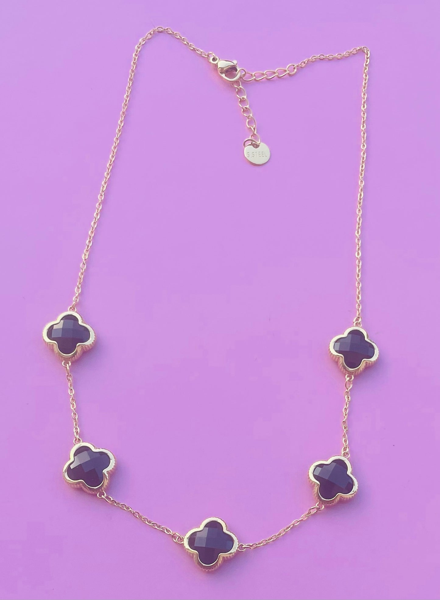🎀✨Collier doré fleurs ✨🎀