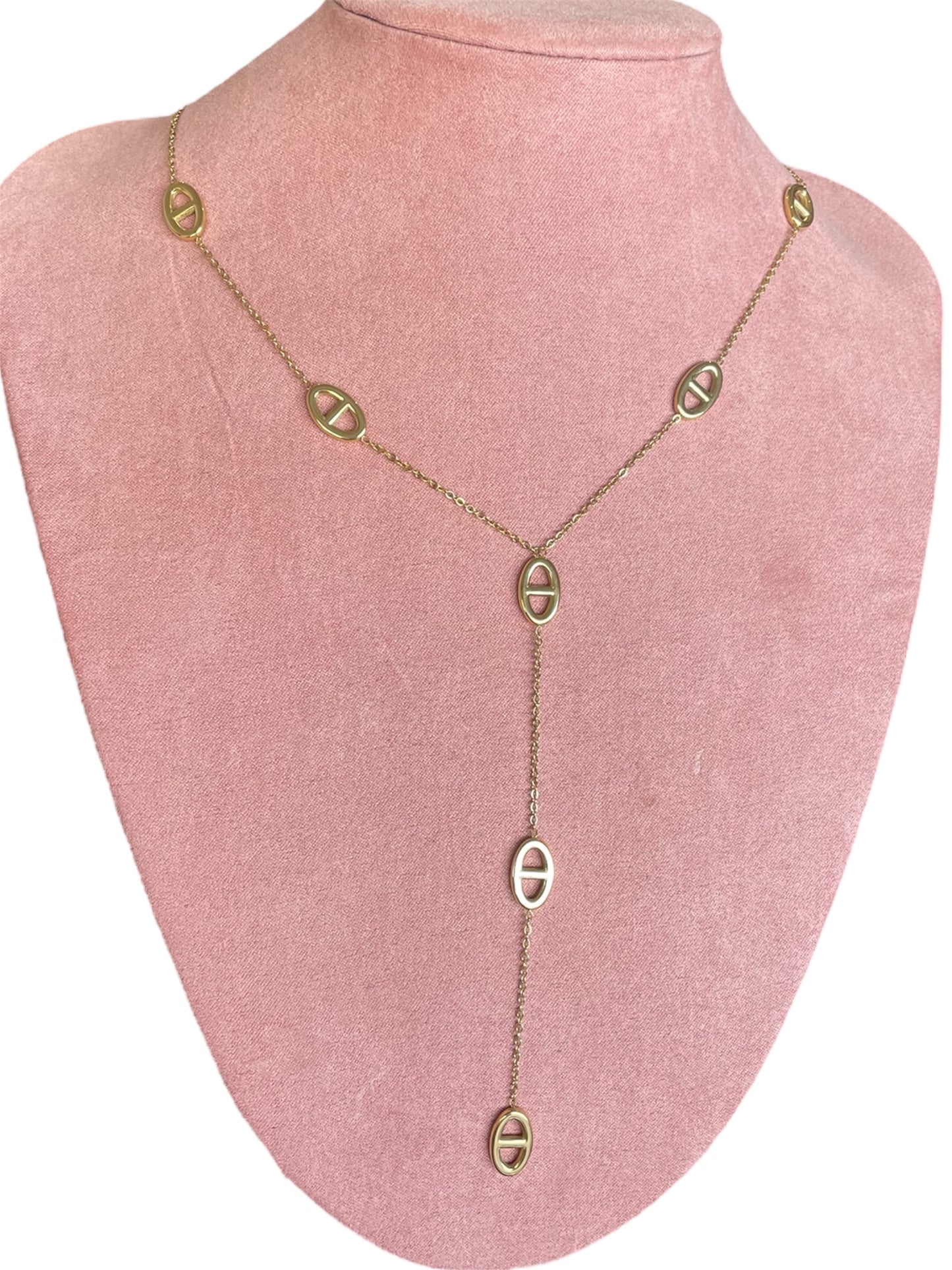 Colliers tendances mailles marine doré ou argenté🎀✨