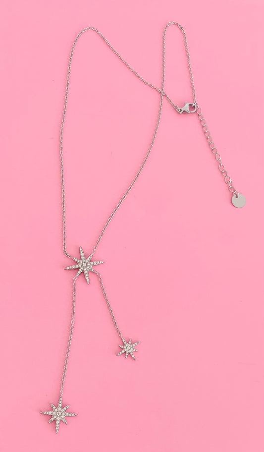 🎀✨Collier argentée étoiles ✨🎀