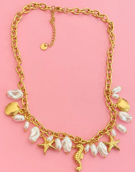 Collier doré mer✨