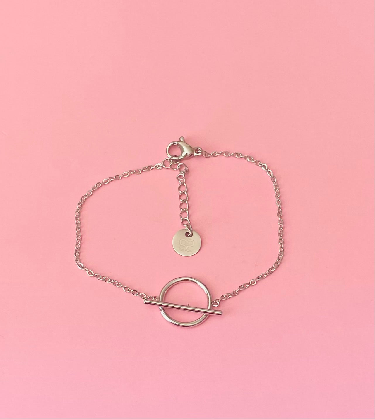 🎀✨bracelet argenté toggle✨🎀