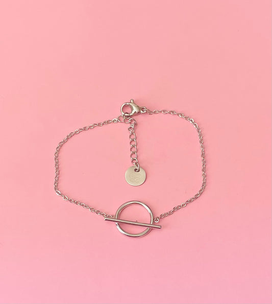 🎀✨bracelet argenté toggle✨🎀