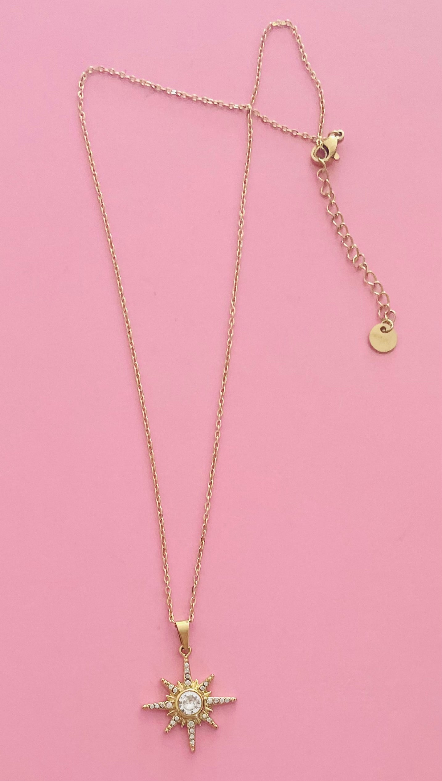 Collier doré étoile 🎀✨