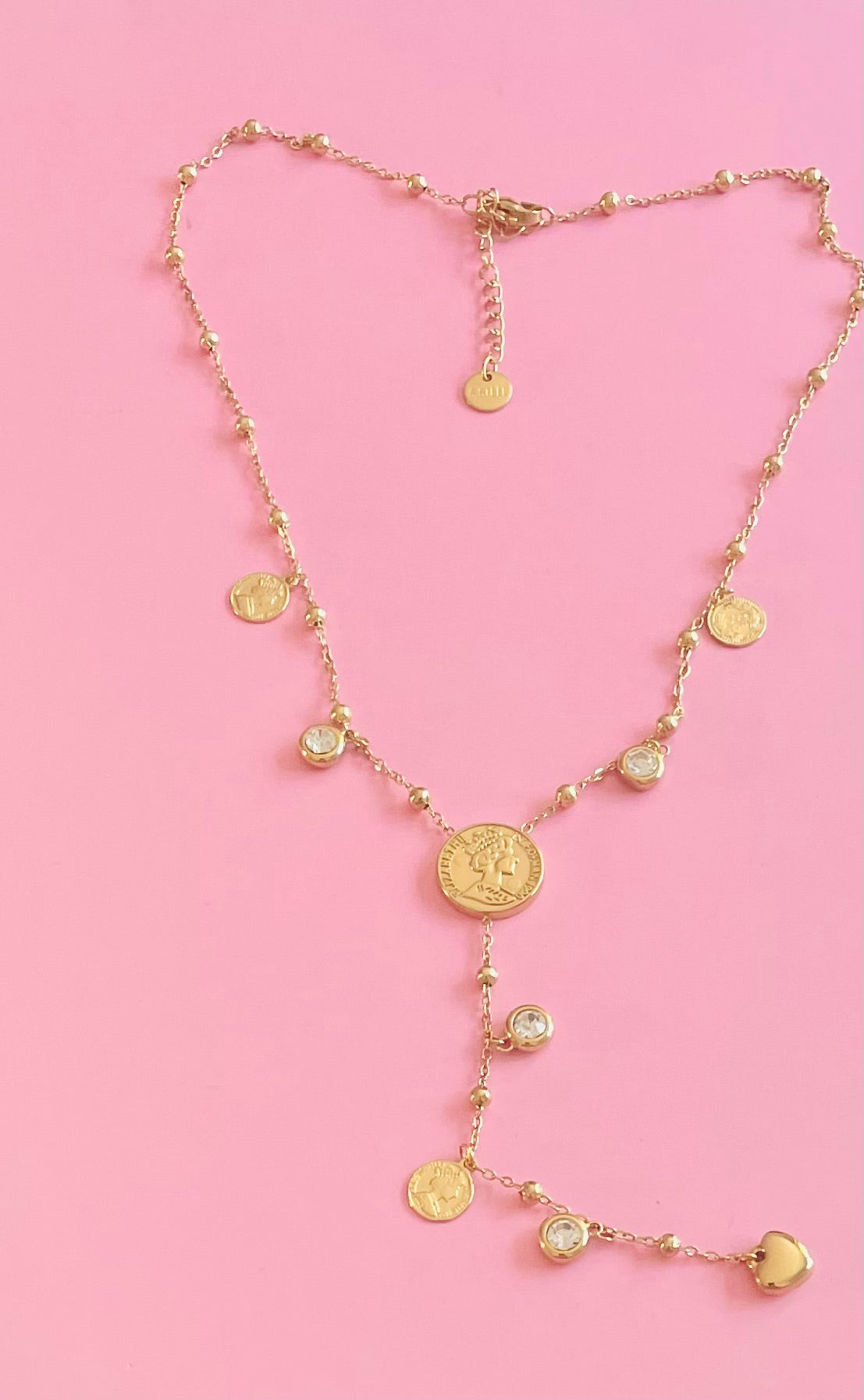 Collier doré pièces 🌸🎀