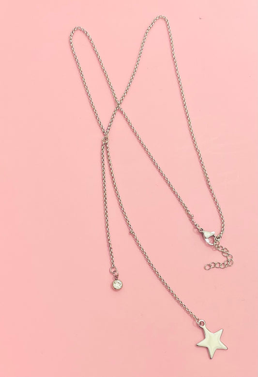 Collier argenté étoile✨