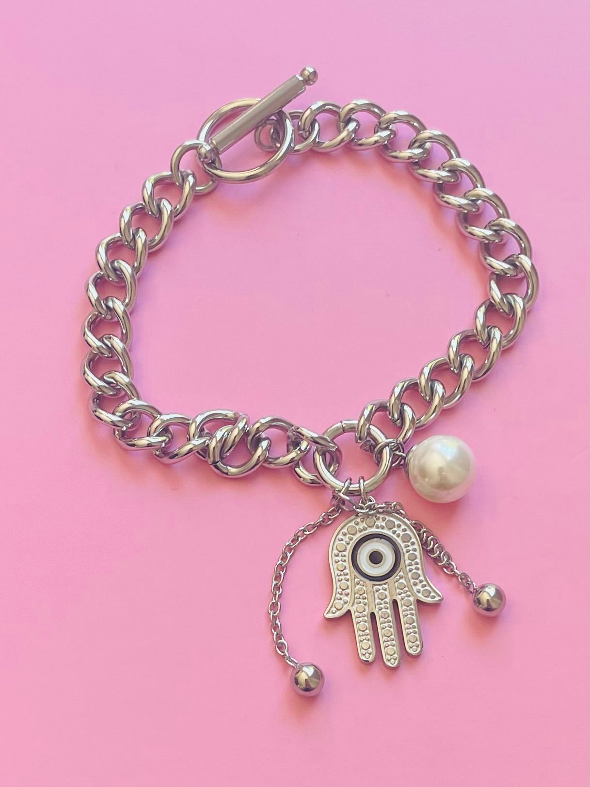 Bracelet argenté ✨🎀
