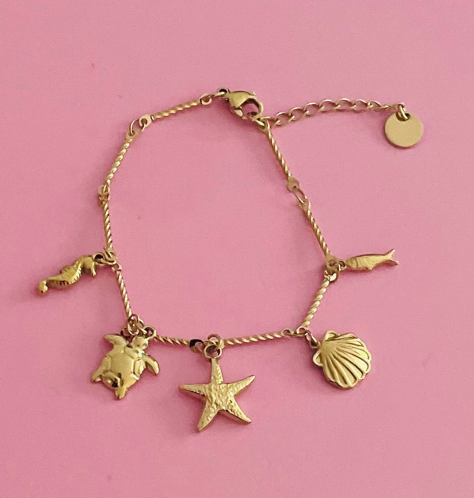 Bracelet doré mer✨🎀