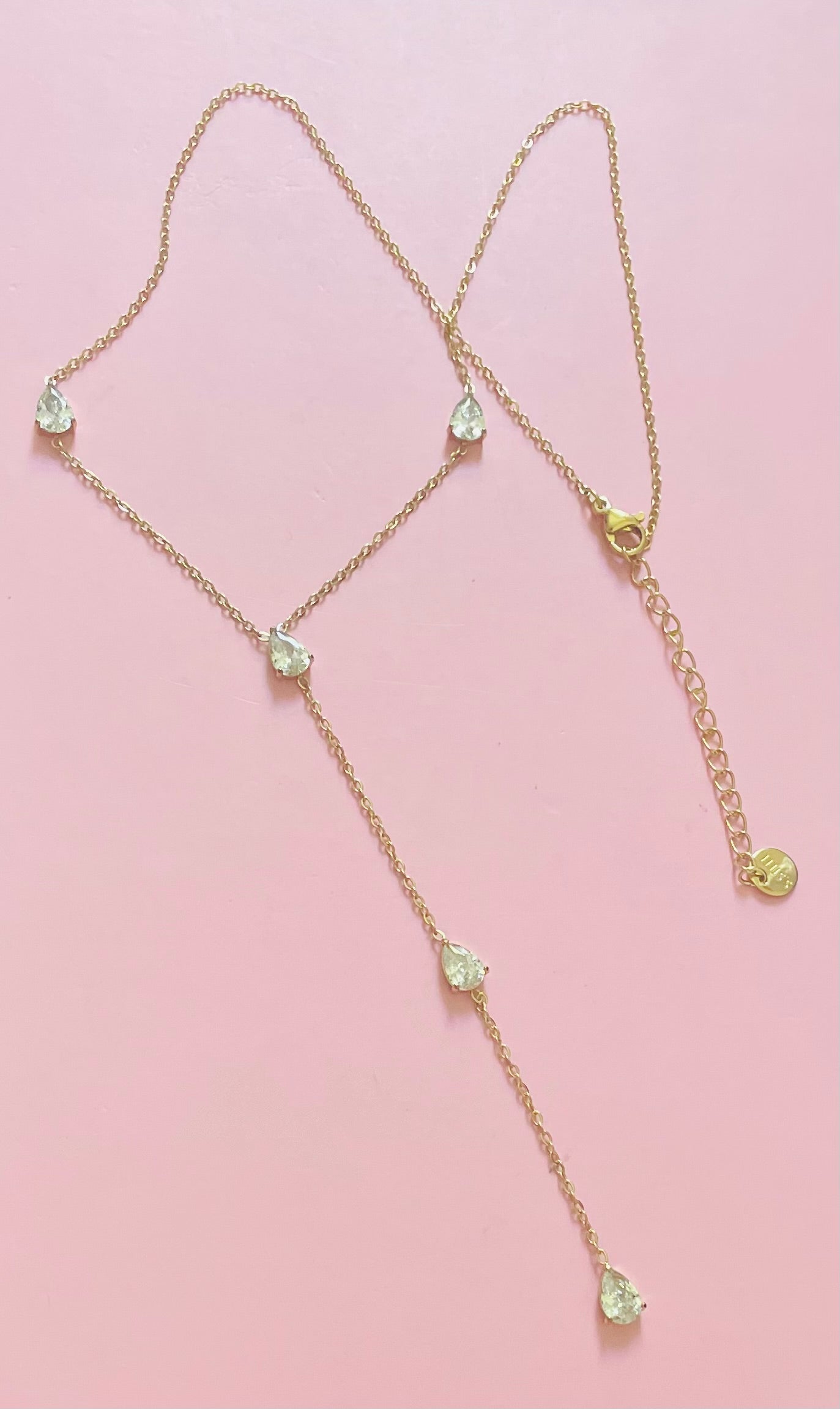 Collier doré gouttes ✨🎀