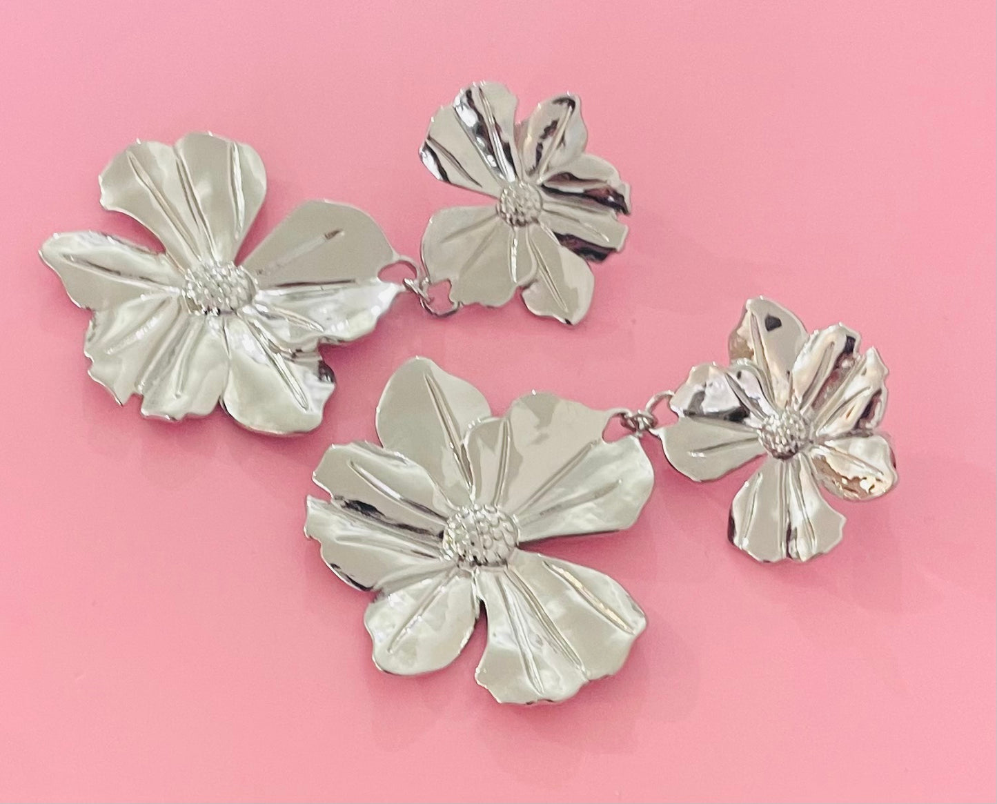 Boucles d’oreilles argenté