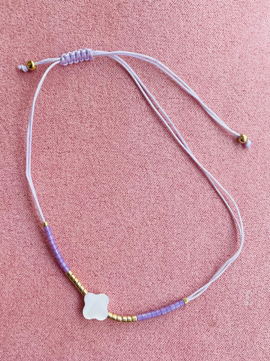 Bracelet cordon doré