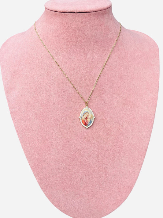 Collier doré vierge