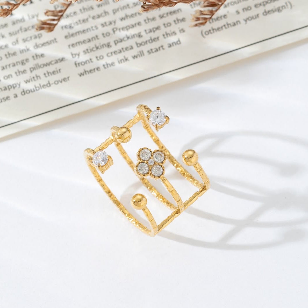 Bague dorée