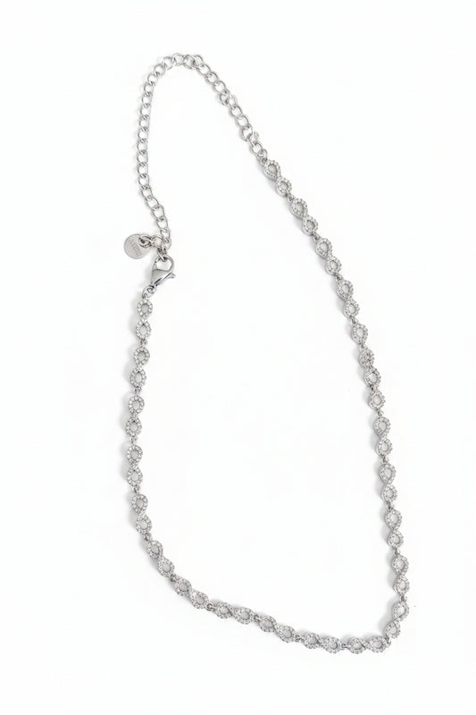 Collier argenté infini