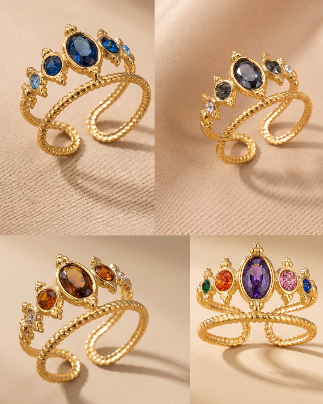 Bague dorée