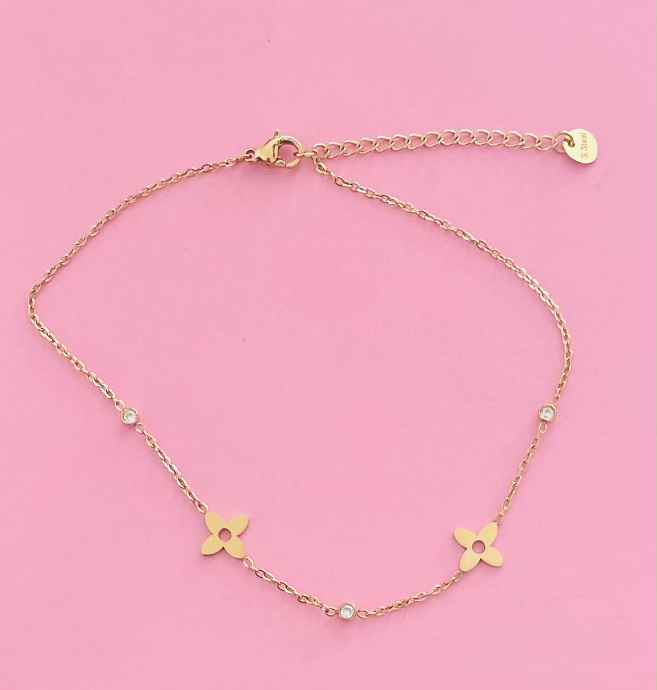 Chaine de cheville doré 🌺🩷