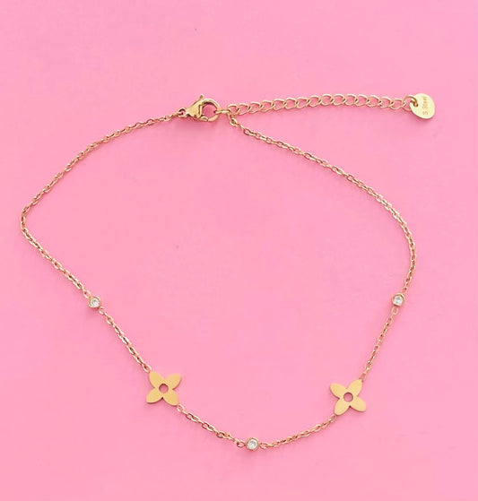 Chaine de cheville doré ✨