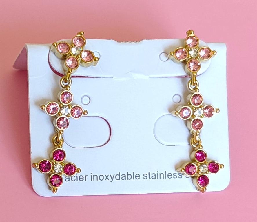 Boucles d'oreilles dorées ⭐