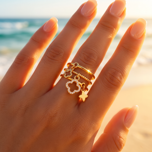 Bague dorée