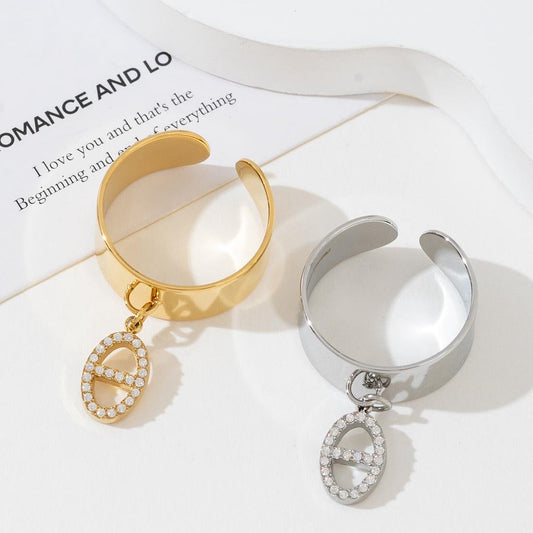 Bague maille marine ✨