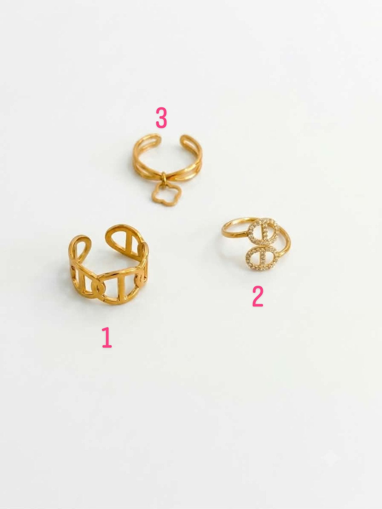 Bague dorée