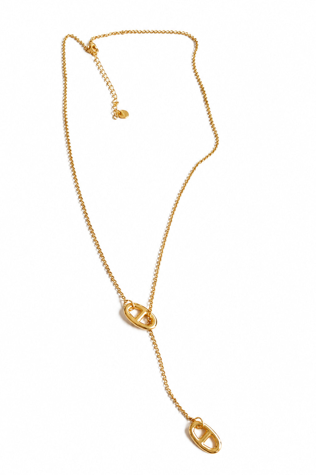 ✨Collier doré mailles marine 💕