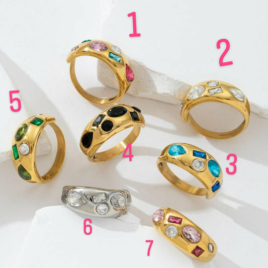 Bague dorée