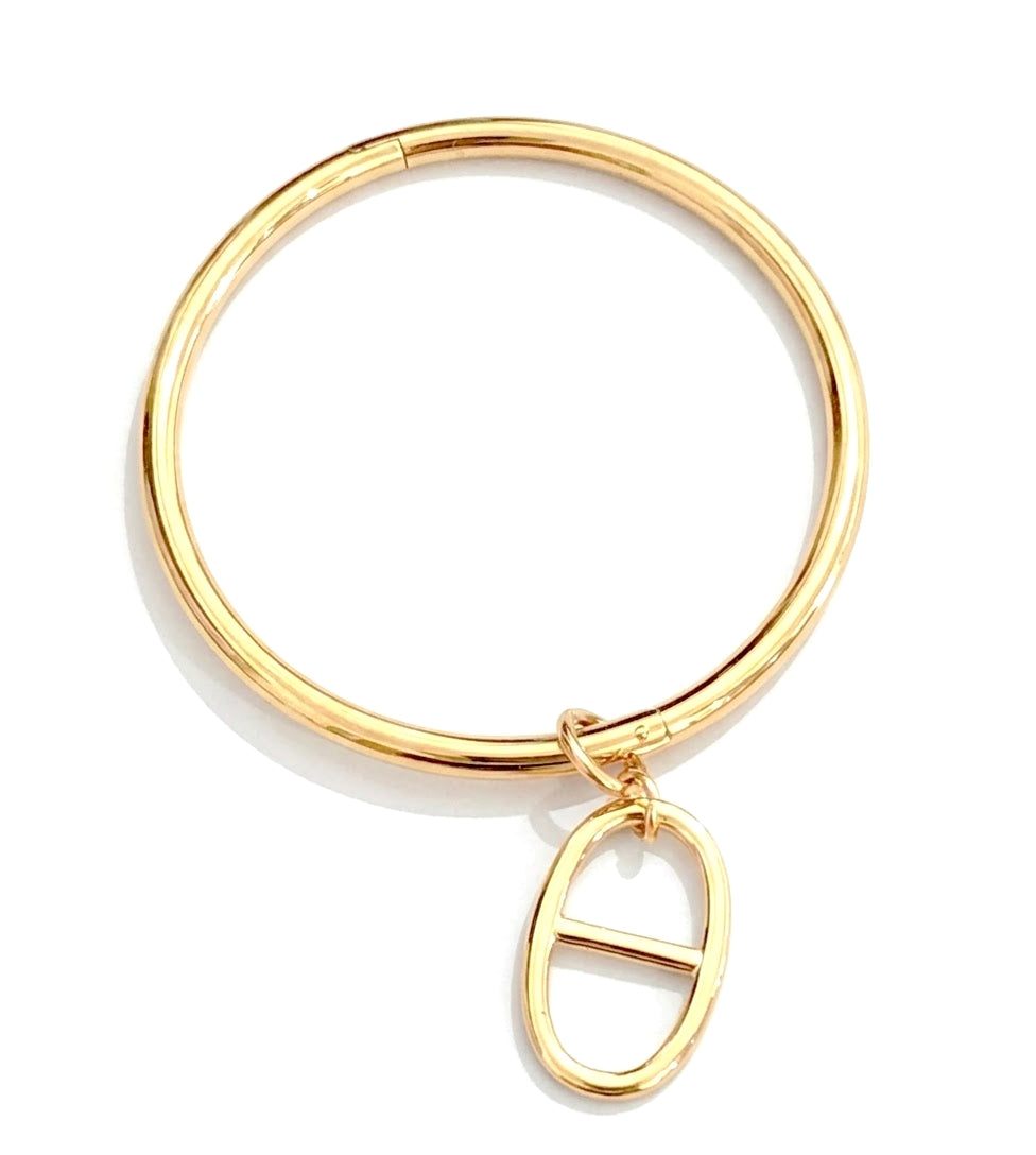Jonc doré maille marine