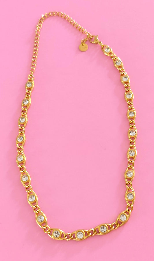 Collier doré tendance✨