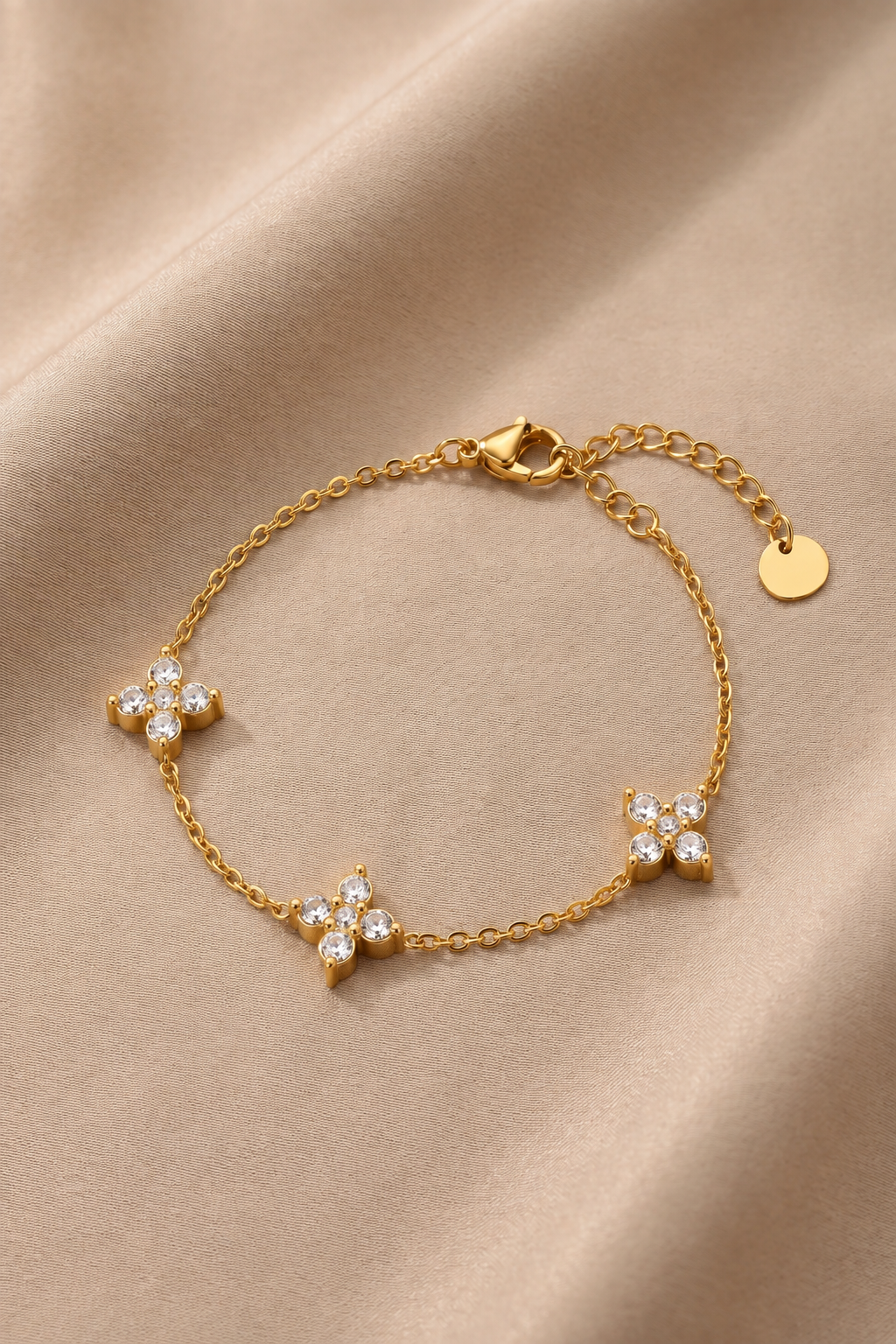 ✨Bracelet doré blanc 🌸