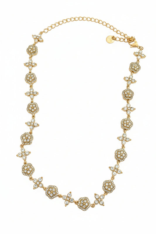 Collier doré tendance