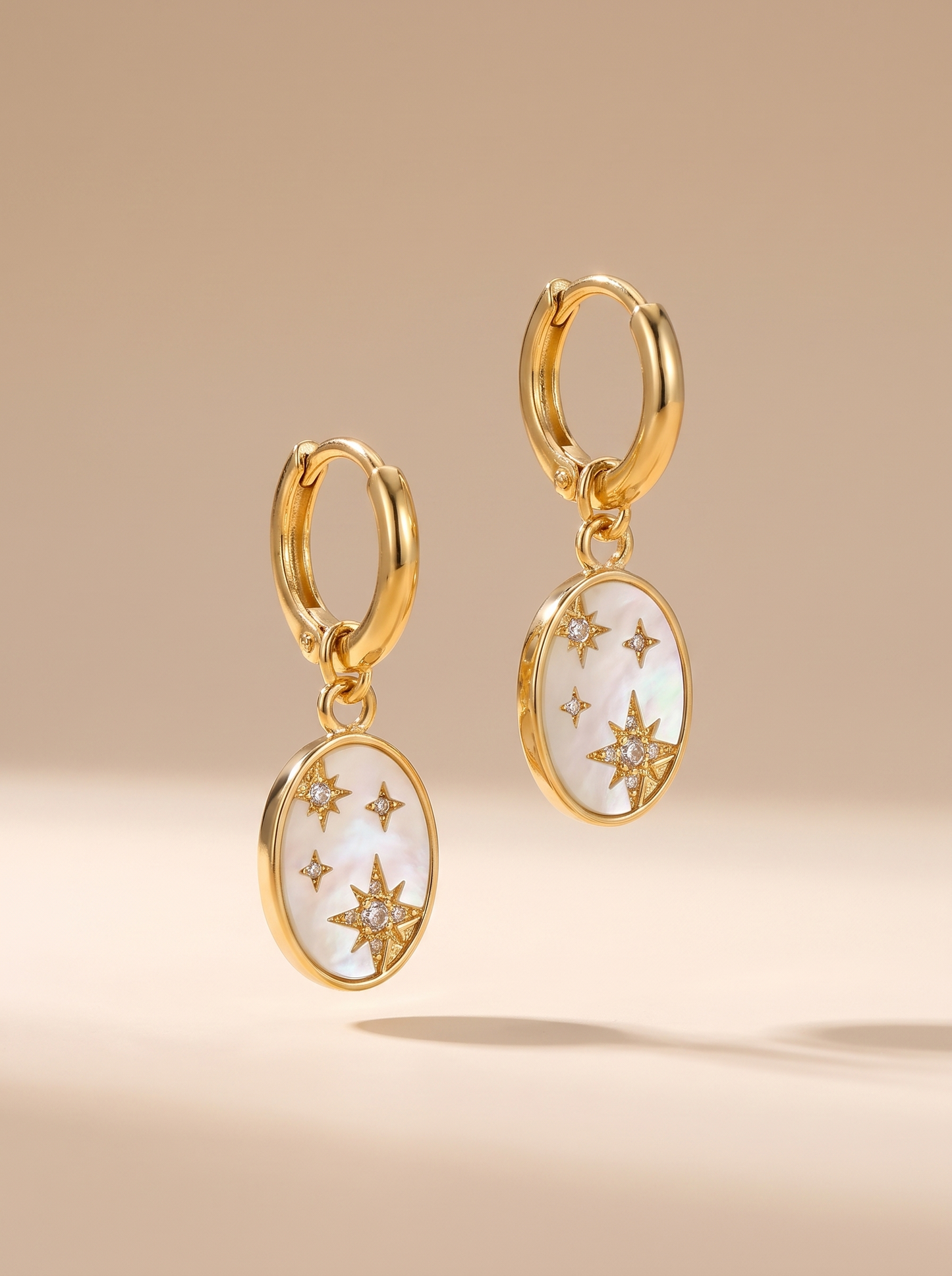 Boucles d'oreilles dorée