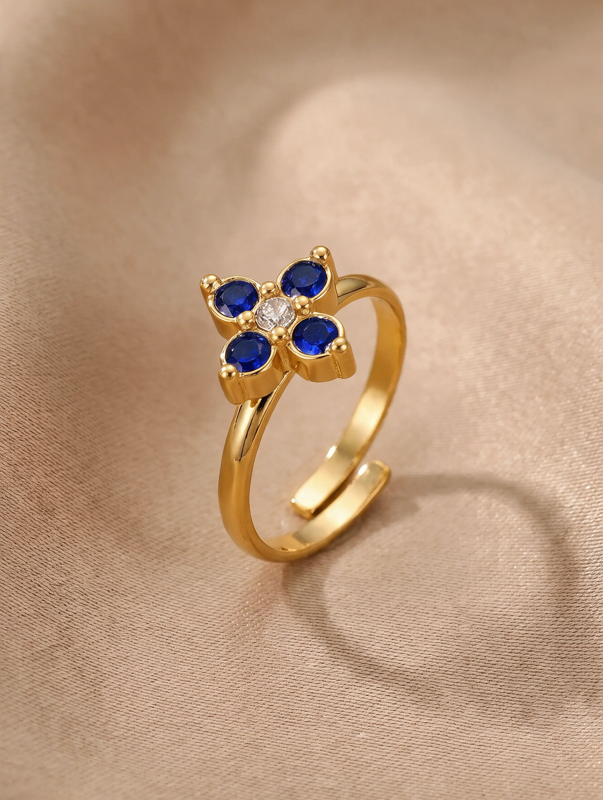 Bague dorée