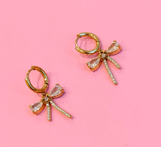 Boucles d'oreilles dorées