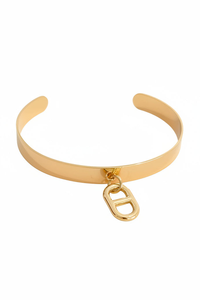 Jonc doré maille marine
