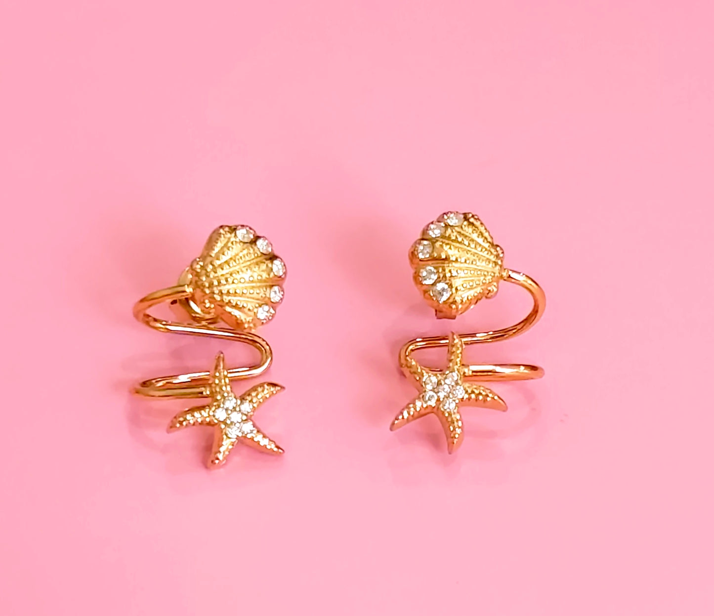 Boucles d'oreilles mer