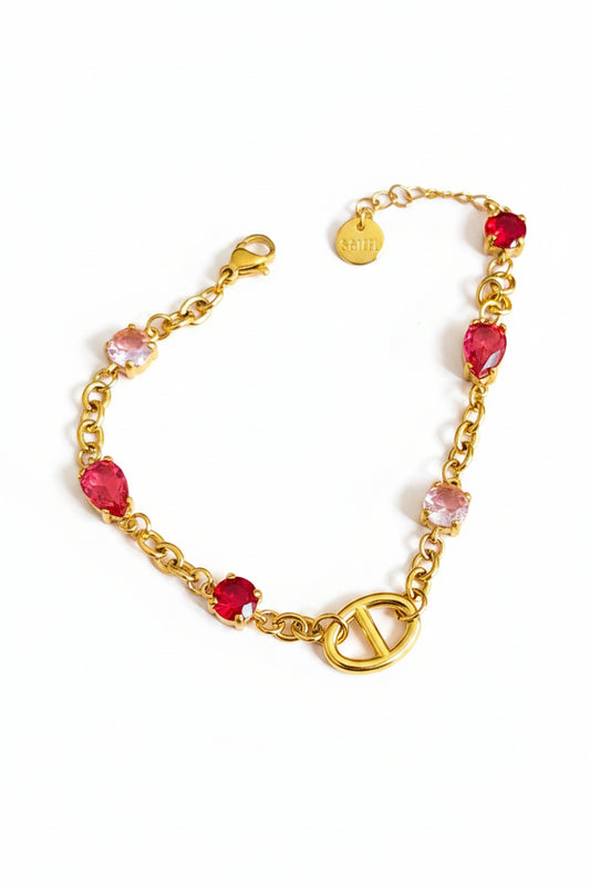Bracelet doré maille marine