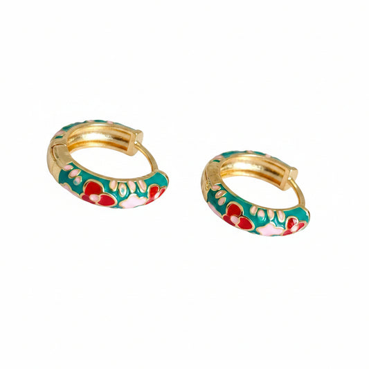 Boucles d'oreilles dorées