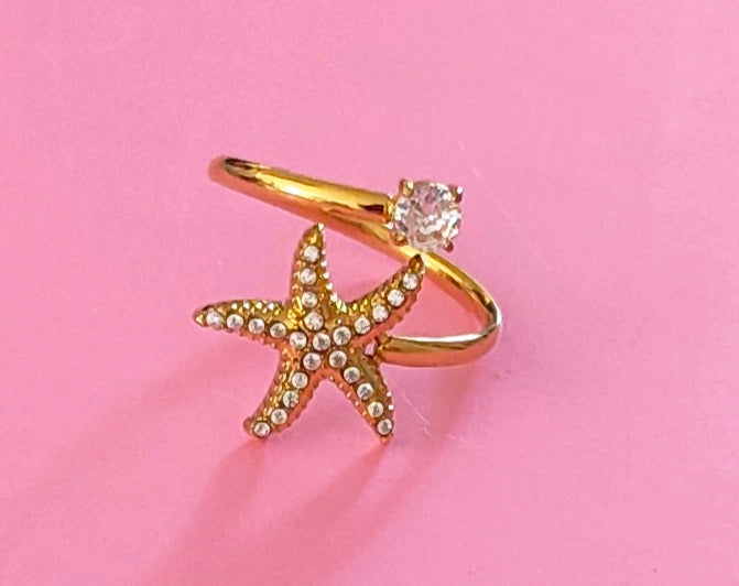 Bague étoile de mer