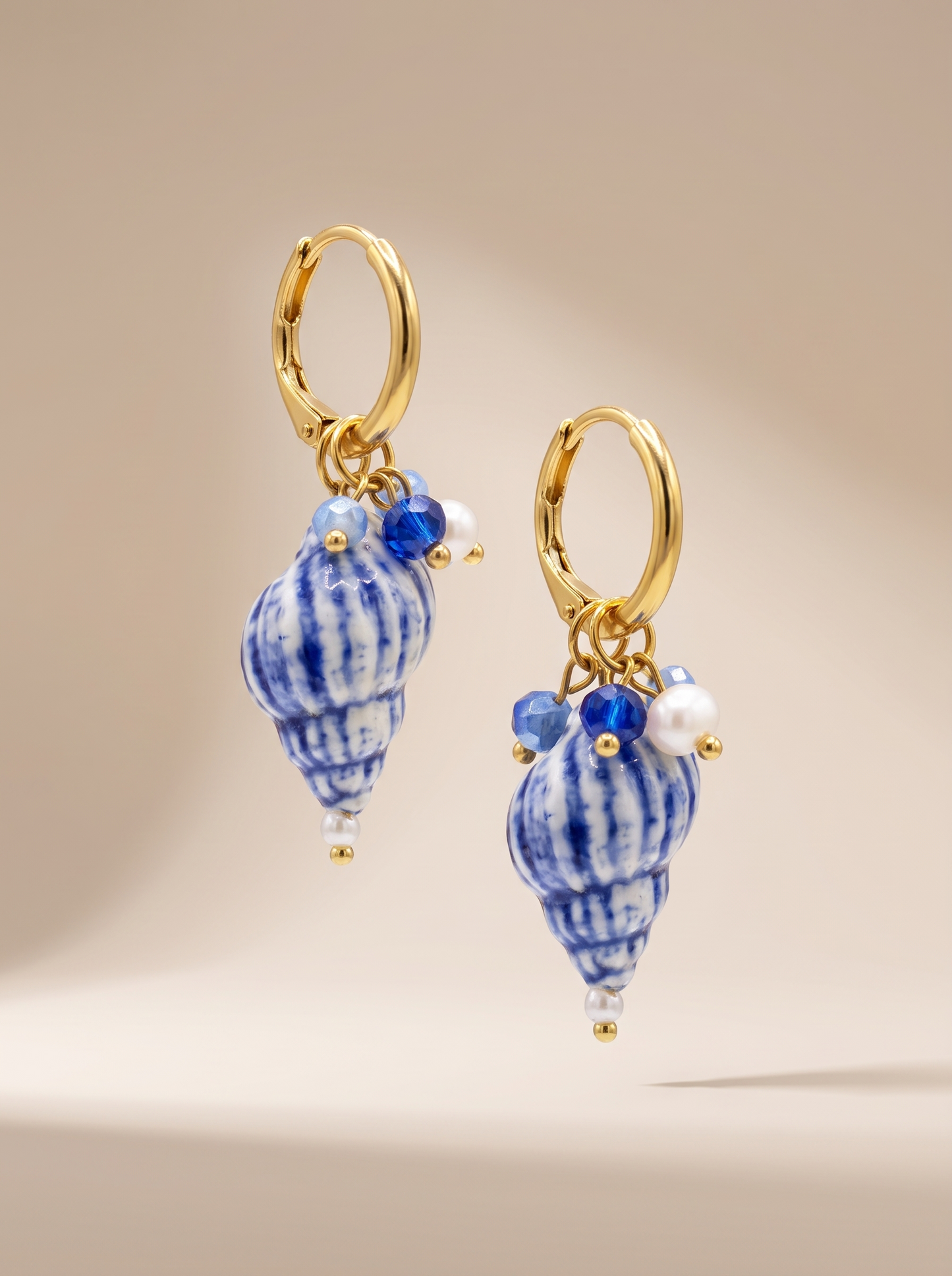 Boucles d'oreilles dorées