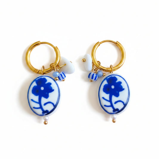 Boucles d'oreilles dorées